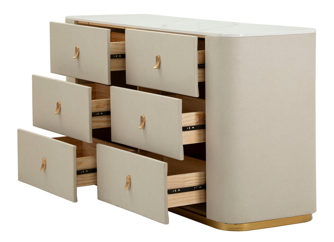 Holz Schminktisch Mit Spiegel Beauty Make Up Tisch (Marmorplatte)