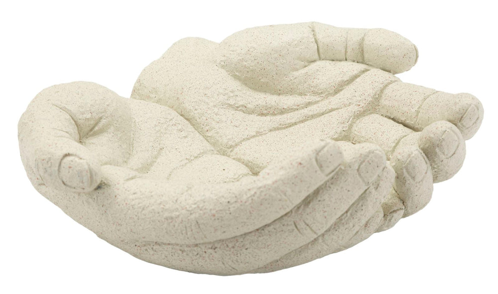 Weiss Harz Deko Handschale Stons Kollektion