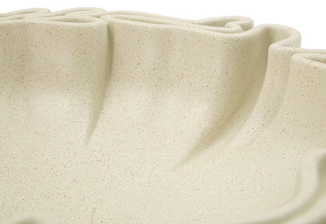 Weiss Harz Deko Schale Bowl Stons Kollektion
