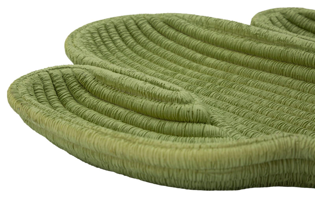 Gruen Harz Deko Tablett Cactus Modernes Design
