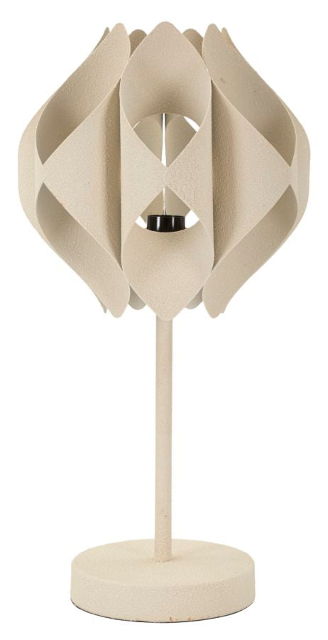 Beige Deko Tischlampe Unikat Rahmen Space Modernes Design