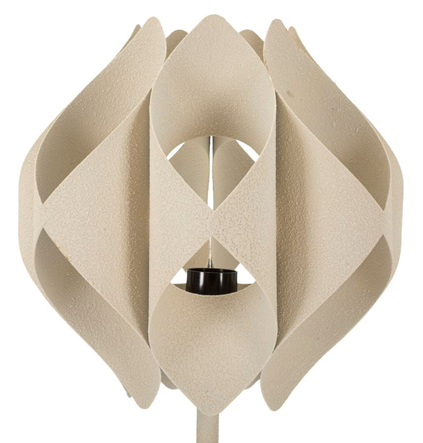 Beige Deko Tischlampe Unikat Rahmen Space Modernes Design