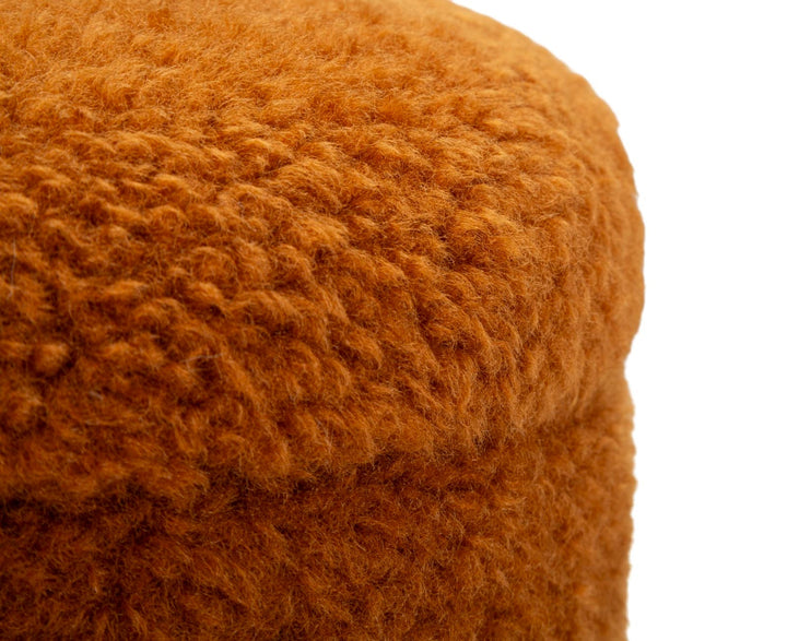 2er Set Braun Samt Aufbewahrungs Poufs Saint Moritz Modern