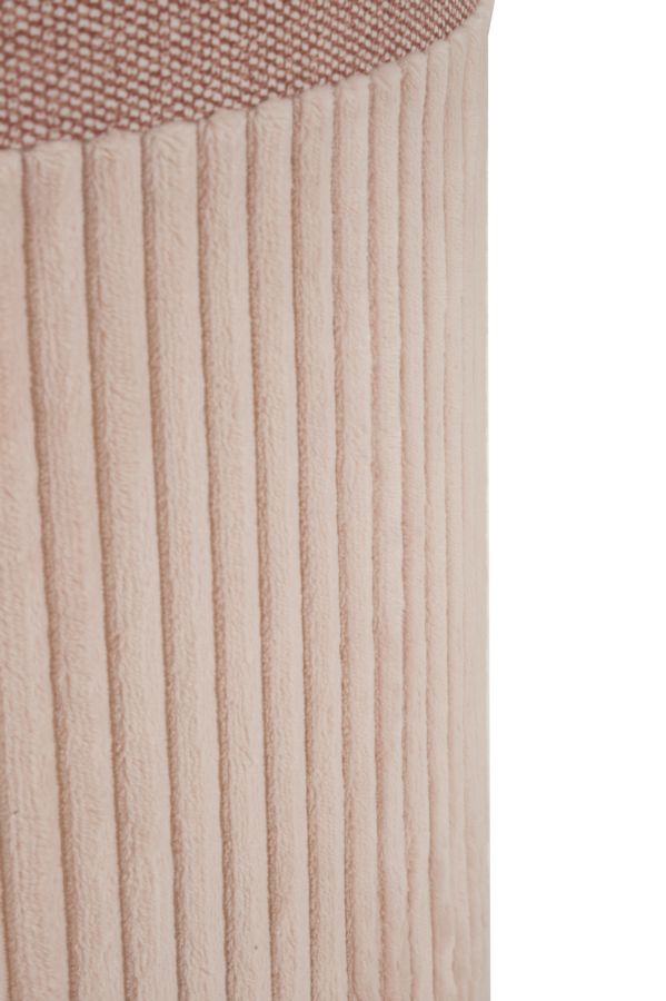 3er Set Rosa Polster Aufbewahrungs Poufs Curtain Box Kollektion