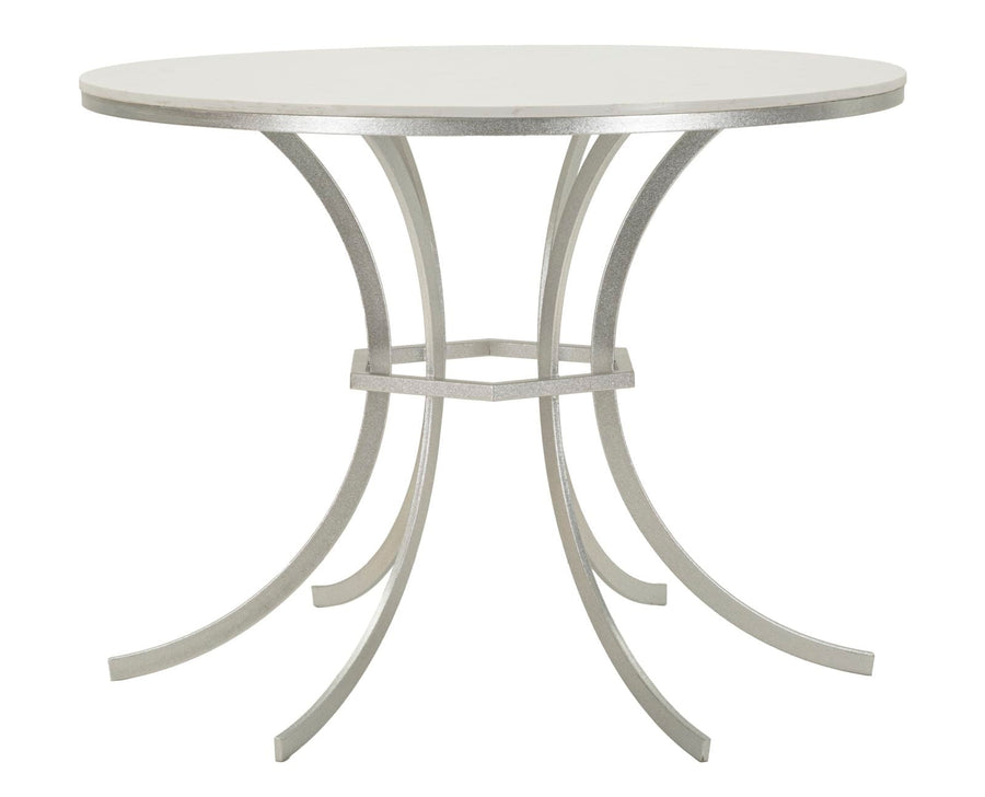 Runder Esstisch Metallbasis Istanbul Elegantes Design (Marmorplatte)