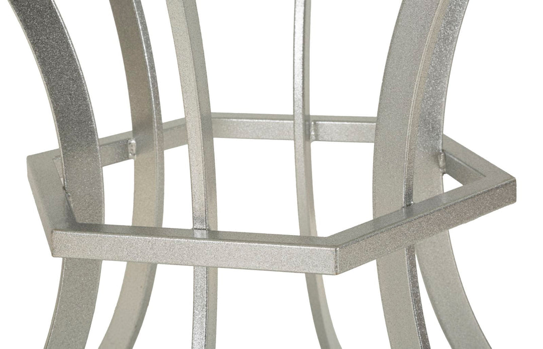 Runder Esstisch Metallbasis Istanbul Elegantes Design (Marmorplatte)