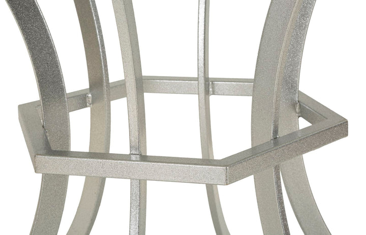 Runder Esstisch Metallbasis Istanbul Elegantes Design (Marmorplatte)