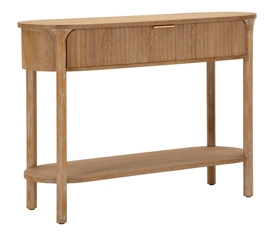 Holz Konsolentisch Mit Stauraum Gothenburg Moderner Flur