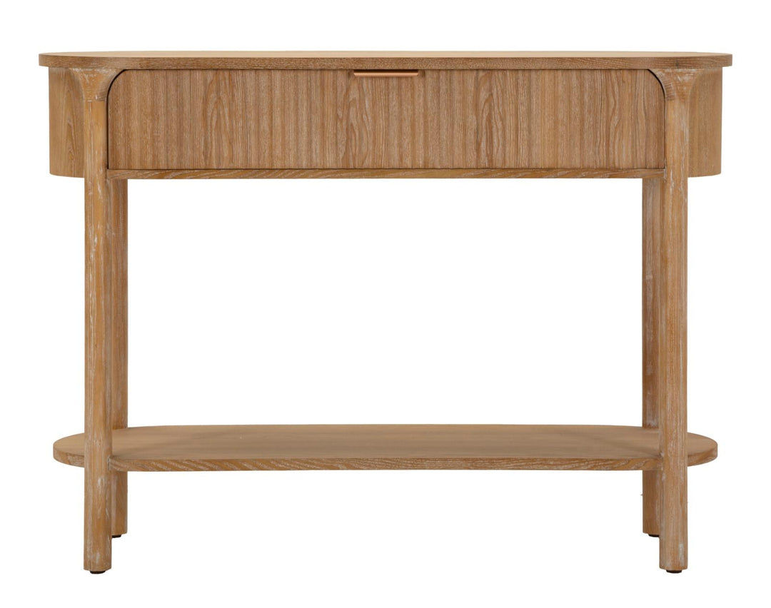Holz Konsolentisch Mit Stauraum Gothenburg Moderner Flur