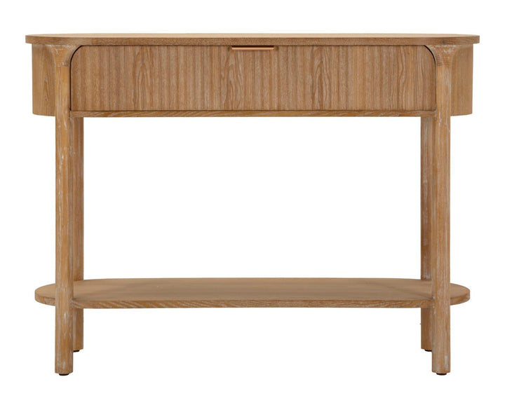 Holz Konsolentisch Mit Stauraum Gothenburg Moderner Flur