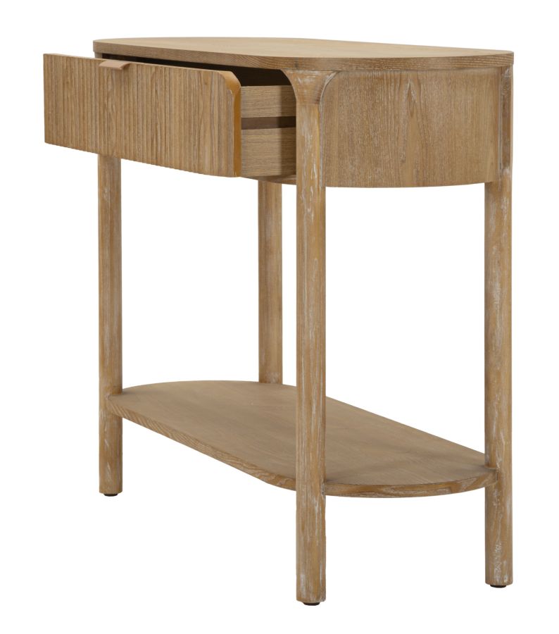 Holz Konsolentisch Mit Stauraum Gothenburg Moderner Flur