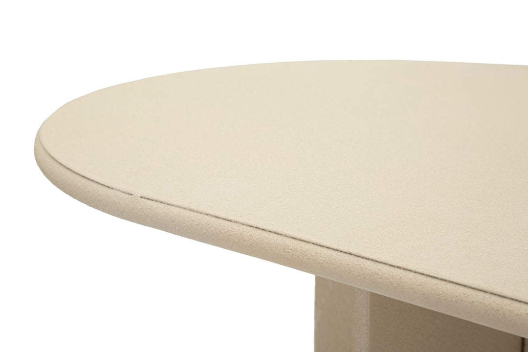 Beige Konsolentisch Skulpturale Basis Dune Moderner Flur