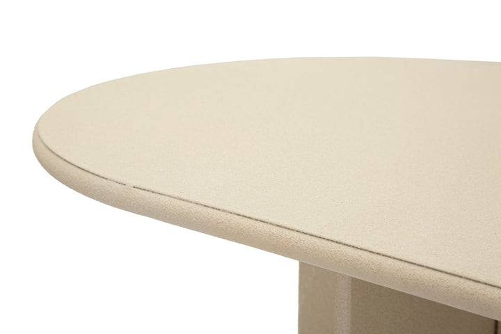 Beige Konsolentisch Skulpturale Basis Dune Moderner Flur