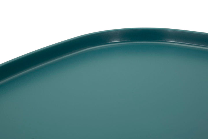 Blau Runder Couchtisch Geometrische Basis Gea Moderner Akzent