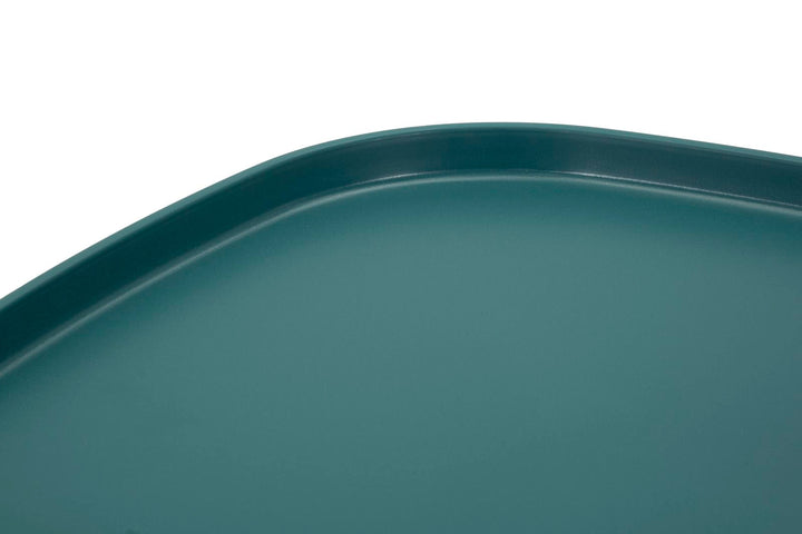 Blau Runder Couchtisch Skulpturale Basis Gea Zeitgenoessisch