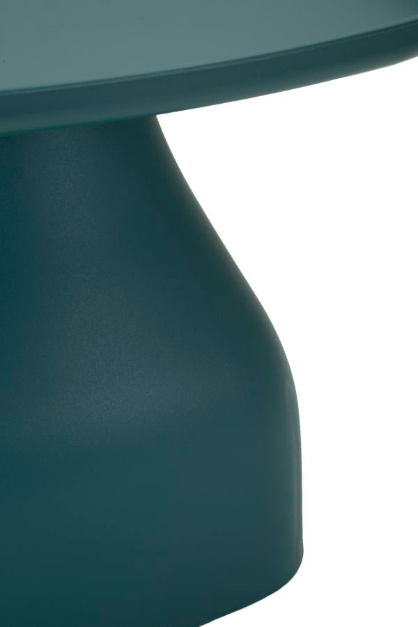 Blau Runder Couchtisch Skulpturale Basis Gea Zeitgenoessisch