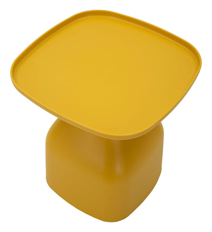 Gelb Runder Couchtisch Geometrische Basis Gea Modernes Design