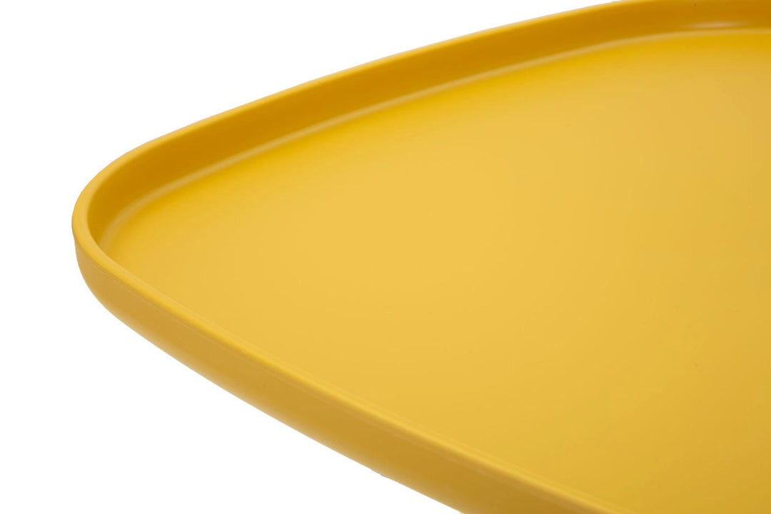 Gelb Runder Couchtisch Geometrische Basis Gea Modernes Design