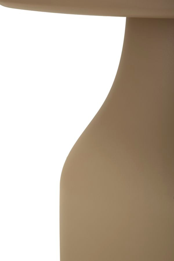 Grau Runder Couchtisch Geometrische Basis Gea Zeitgenoessisch