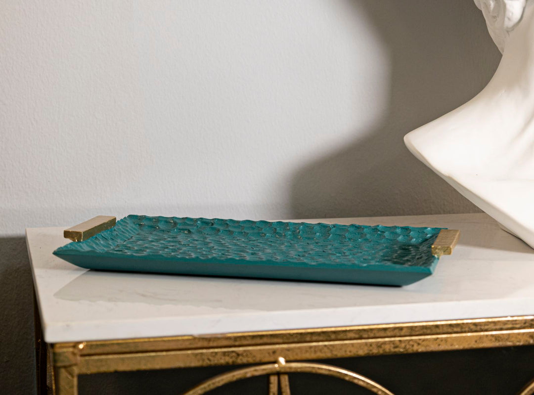 Gruen Rechteck Harz Tablett Grent Modernes Design