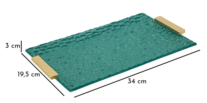 Gruen Rechteck Harz Tablett Grent Modernes Design