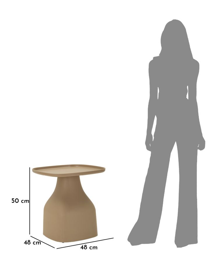 Grau Runder Couchtisch Geometrische Basis Gea Zeitgenoessisch