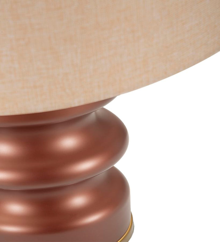 Beige Holz Tischlampe Stoffschirm Rosenthal Kollektion