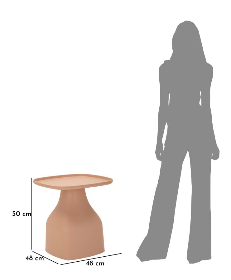 Rosa Runder Couchtisch Geometrische Basis Gea Zeitgenoessisch
