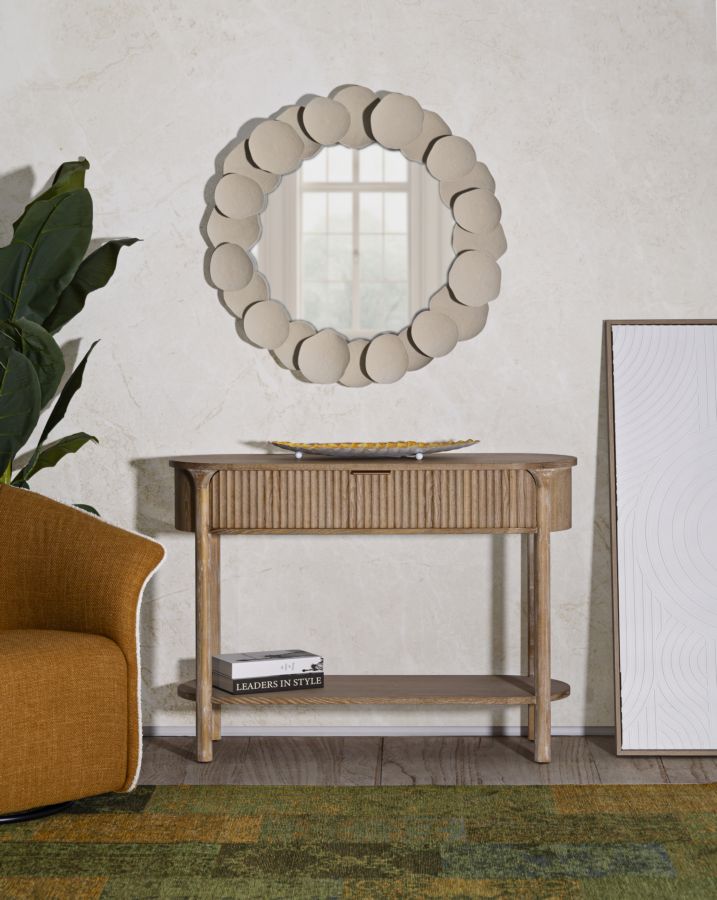 Holz Konsolentisch Mit Stauraum Gothenburg Moderner Flur