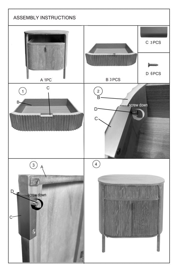 Holzschrank mit Türen – Gothenburg Aufbewahrungsmöbel – The Ancient Home  Germany