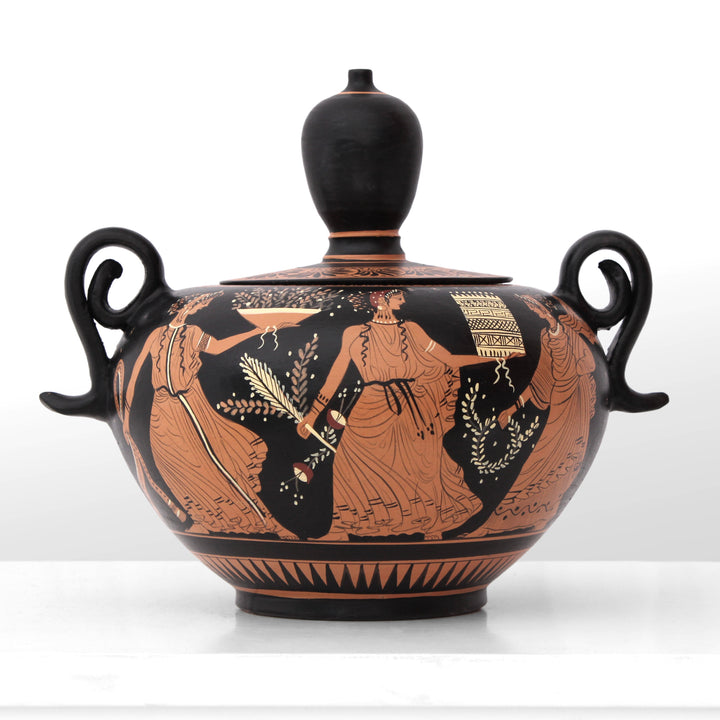 Antike griechische rotfigurige Fontaniera Vase