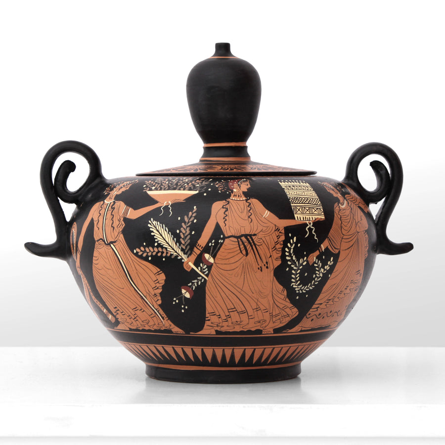 Antike griechische rotfigurige Fontaniera Vase