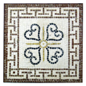 Geometrisches Fries Marmor-Mosaik