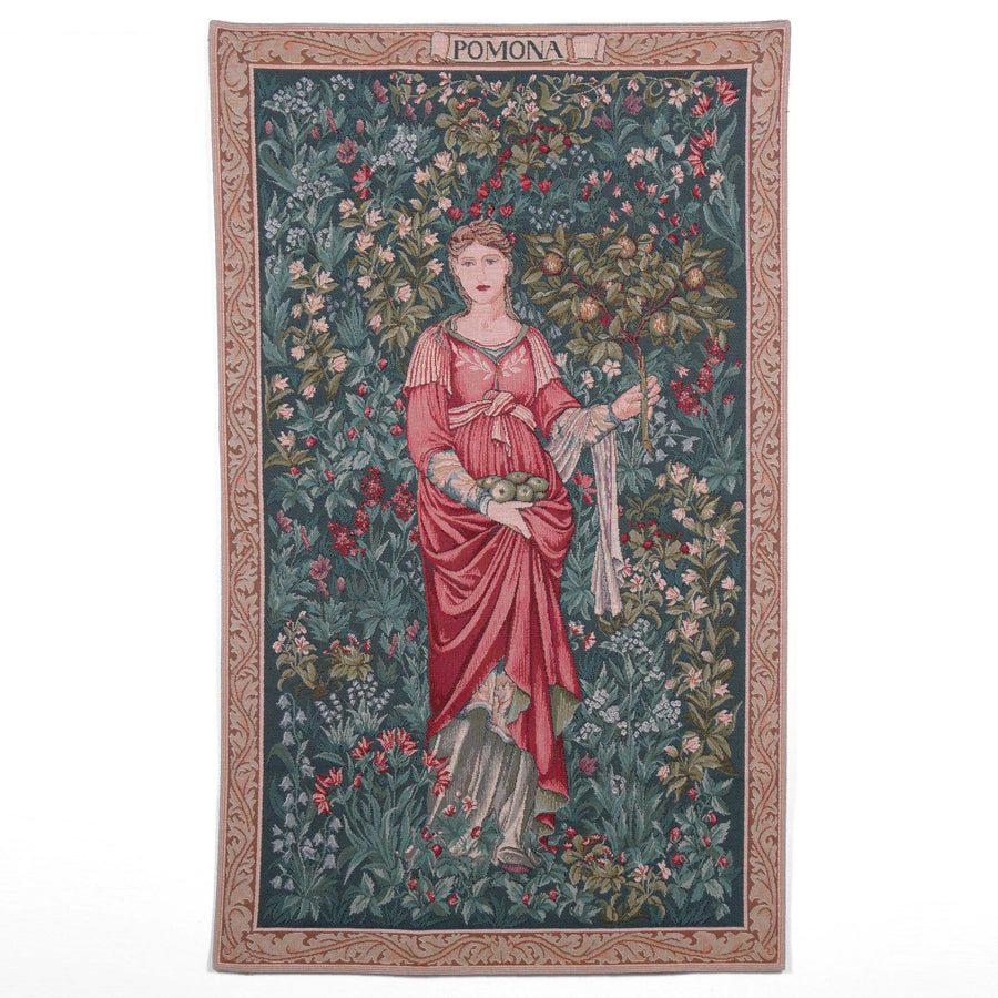 Pomona – Gobelin Wandteppich (Jacquard gewebt) – Göttin des Überflusses