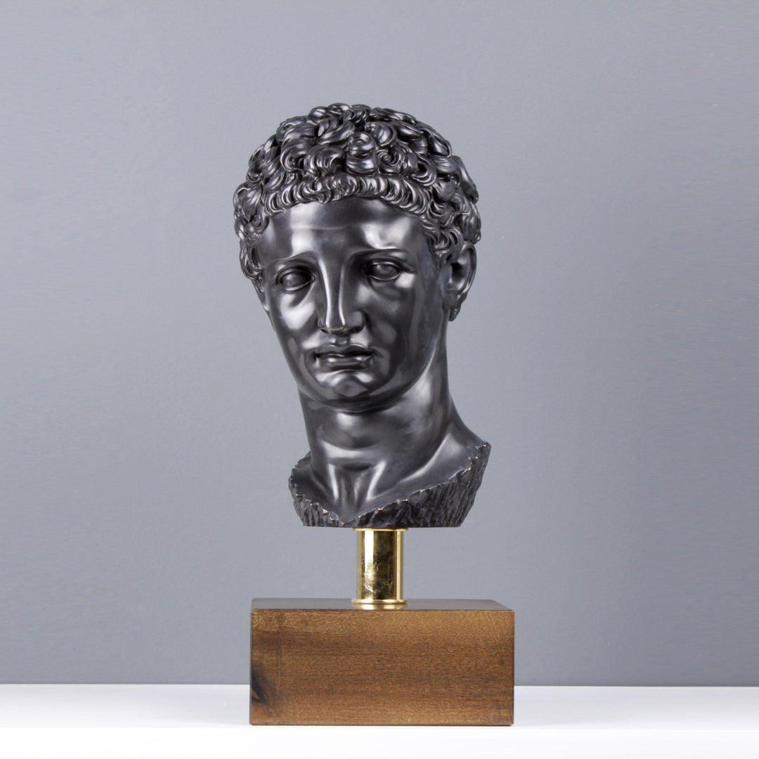 Büste des Hermes - Olympischer Gott (Bronze)