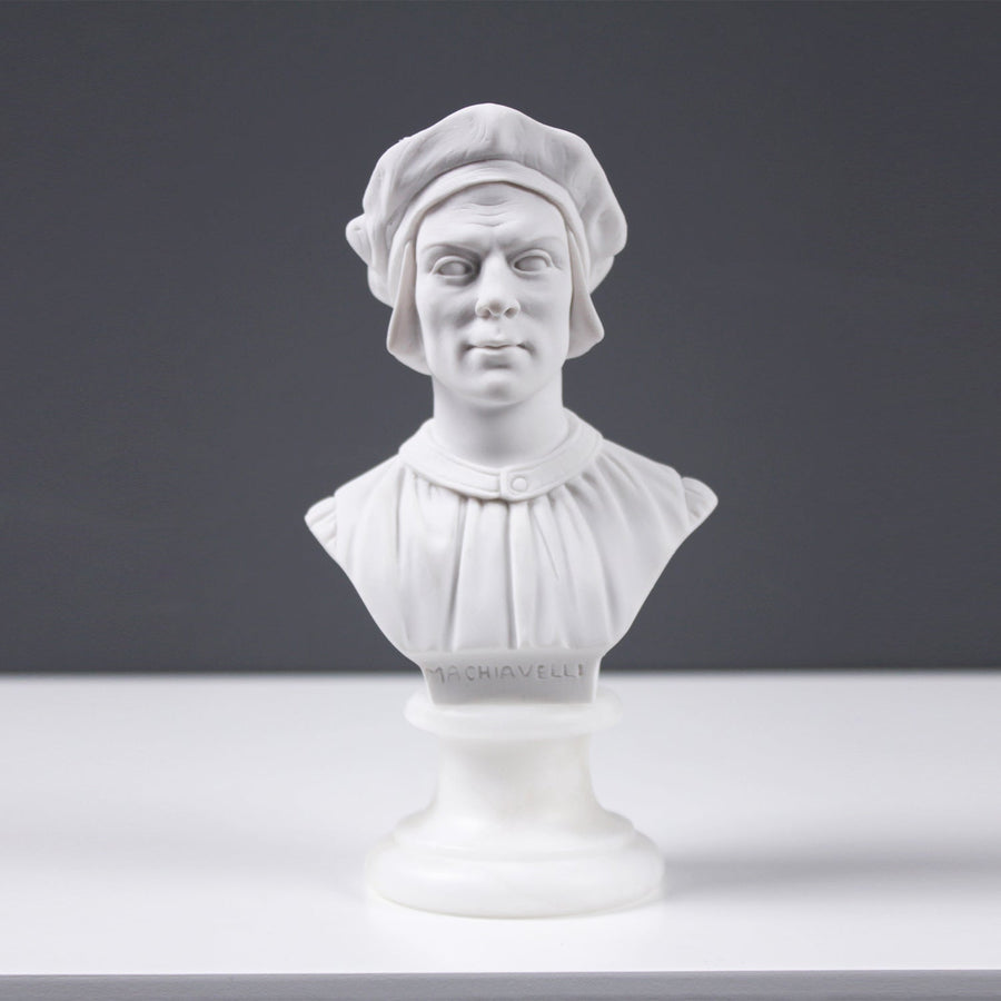 Machiavelli Büste Statue