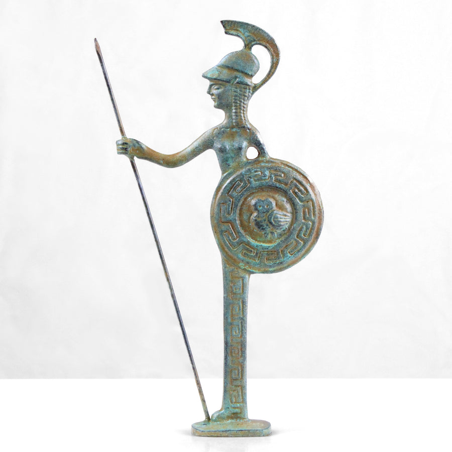 Athena Skulptur (Bronze, Klein)