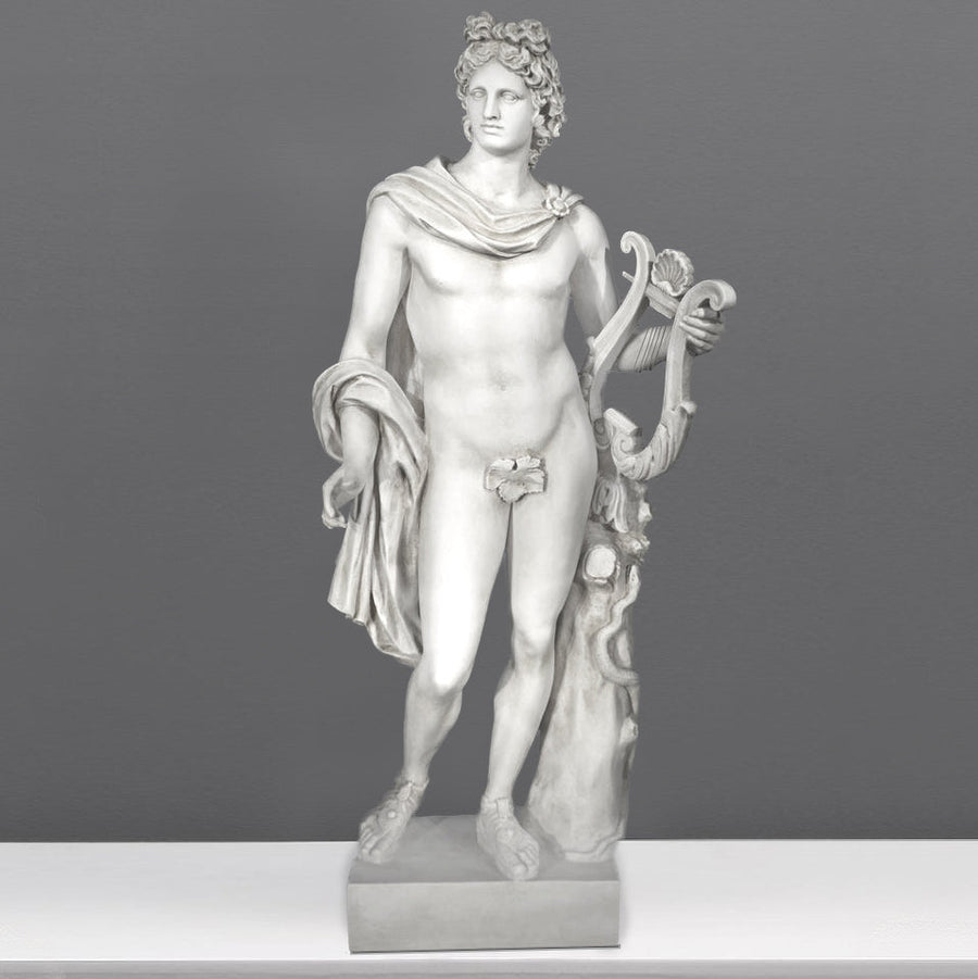 Apollo Lebensgrosse Statue (Gross) – Griechischer Gott der Musik und Jagd