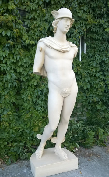 Hermes Lebensgrosse Statue (Gross) – Roemischer Gott der Botschaften und des Handels