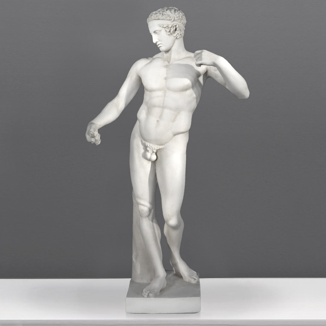 Griechischer Athlet Lebensgrosse Statue