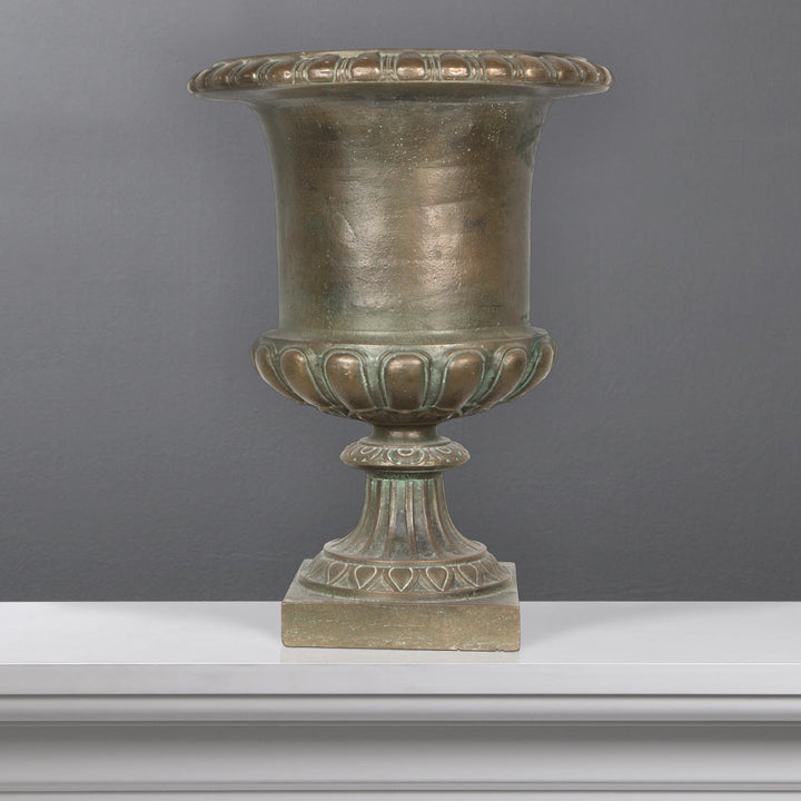 Klassische Gartenurne Bronze