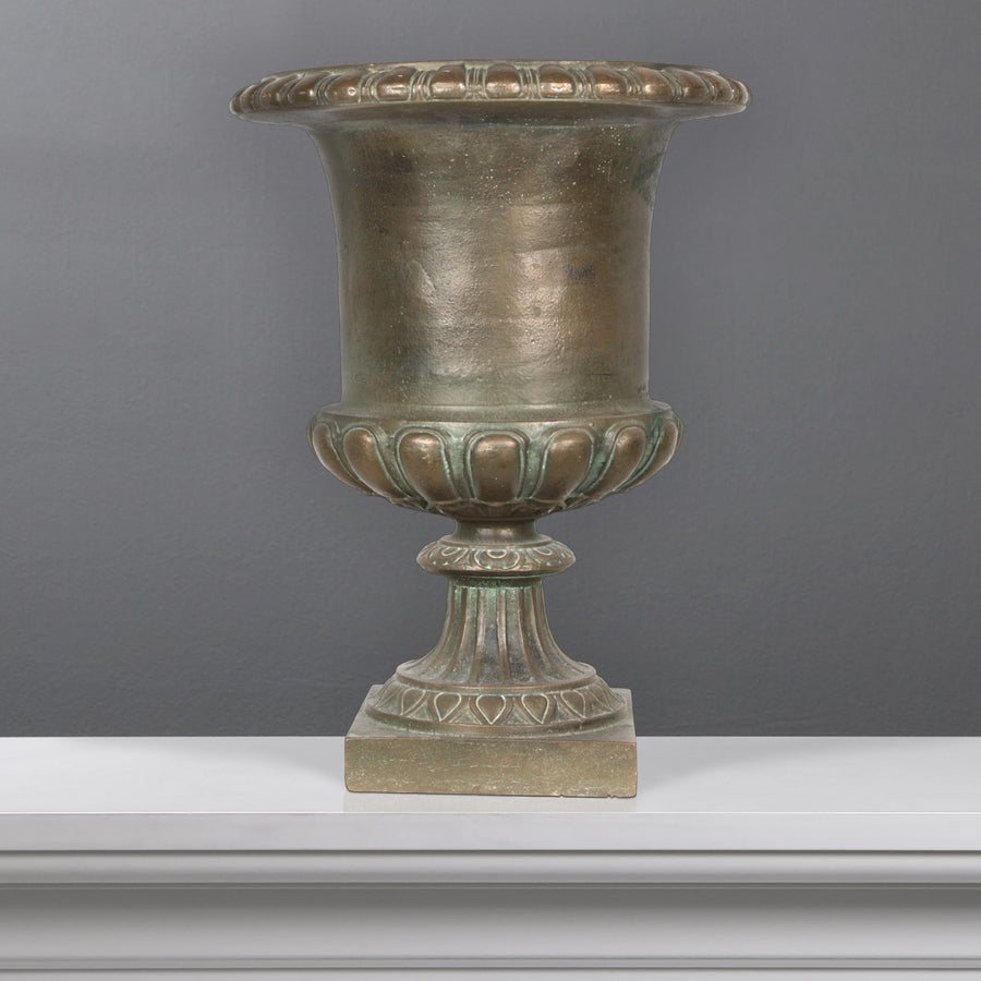 Klassische Gartenurne Bronze