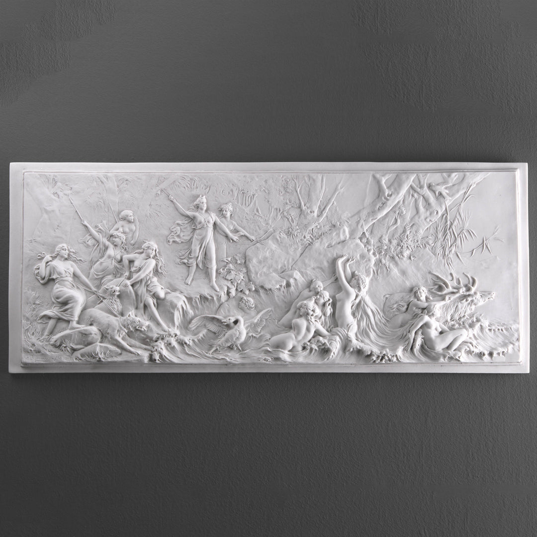 Relief Diana bei der Jagd