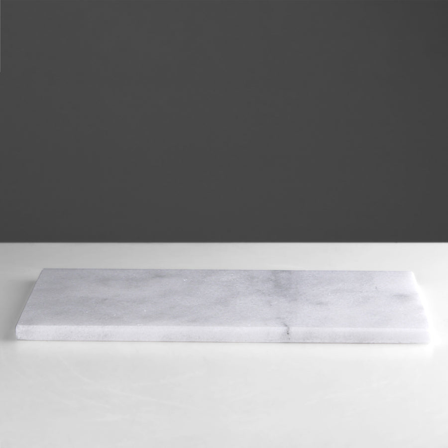 Weisses Marmor Tablett