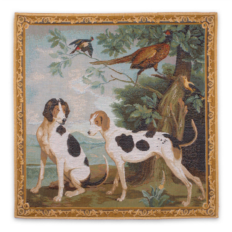Jagdhunde – Gobelin Wandteppich (Jacquard gewebt)