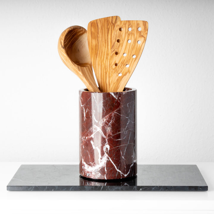 Handgefertigtes Olivenholz-Küchenutensilien-Set (3-teilig)