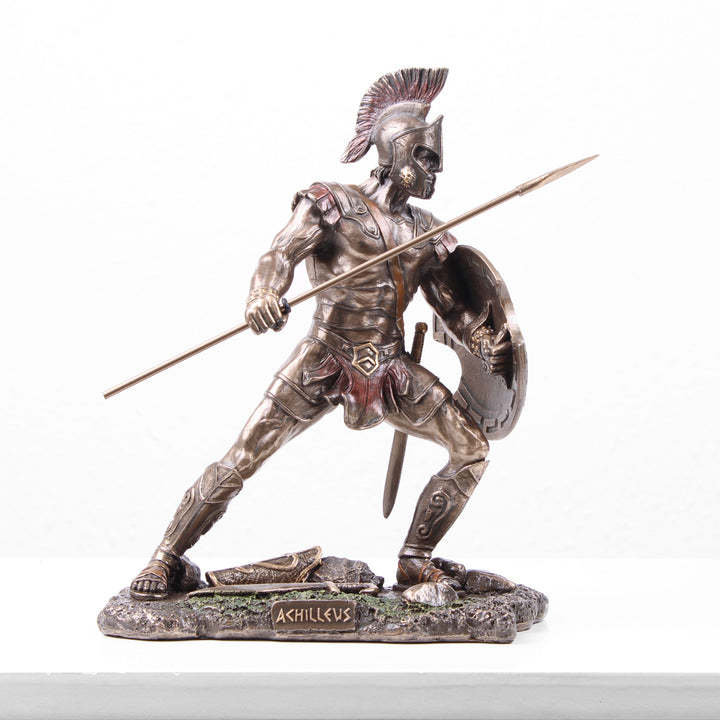 Achilles Griechischer Krieger Statue (Kaltguss-Bronze Skulptur)