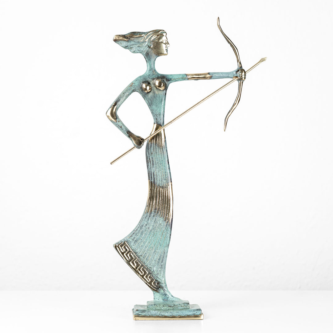 Artemis – Goettin der Jagd (Messing Skulptur)