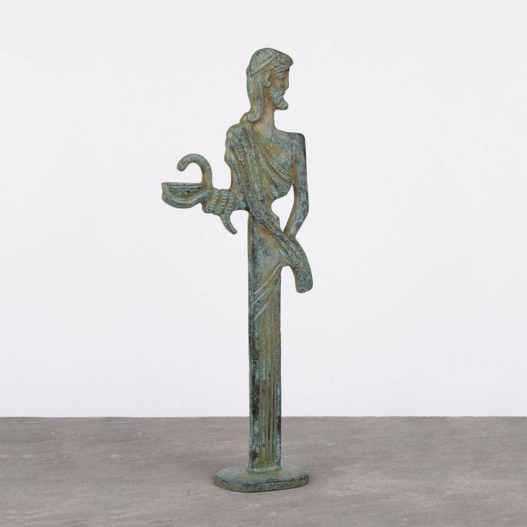 Asklepios Statue (Bronze) – Gott der Heilkunst