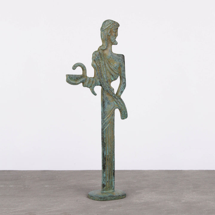 Asklepios Statue (Bronze) – Gott der Heilkunst